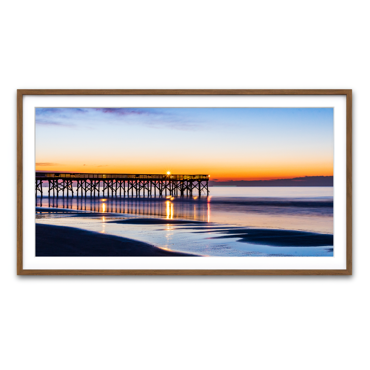 Framed Print 2x1 Walnut