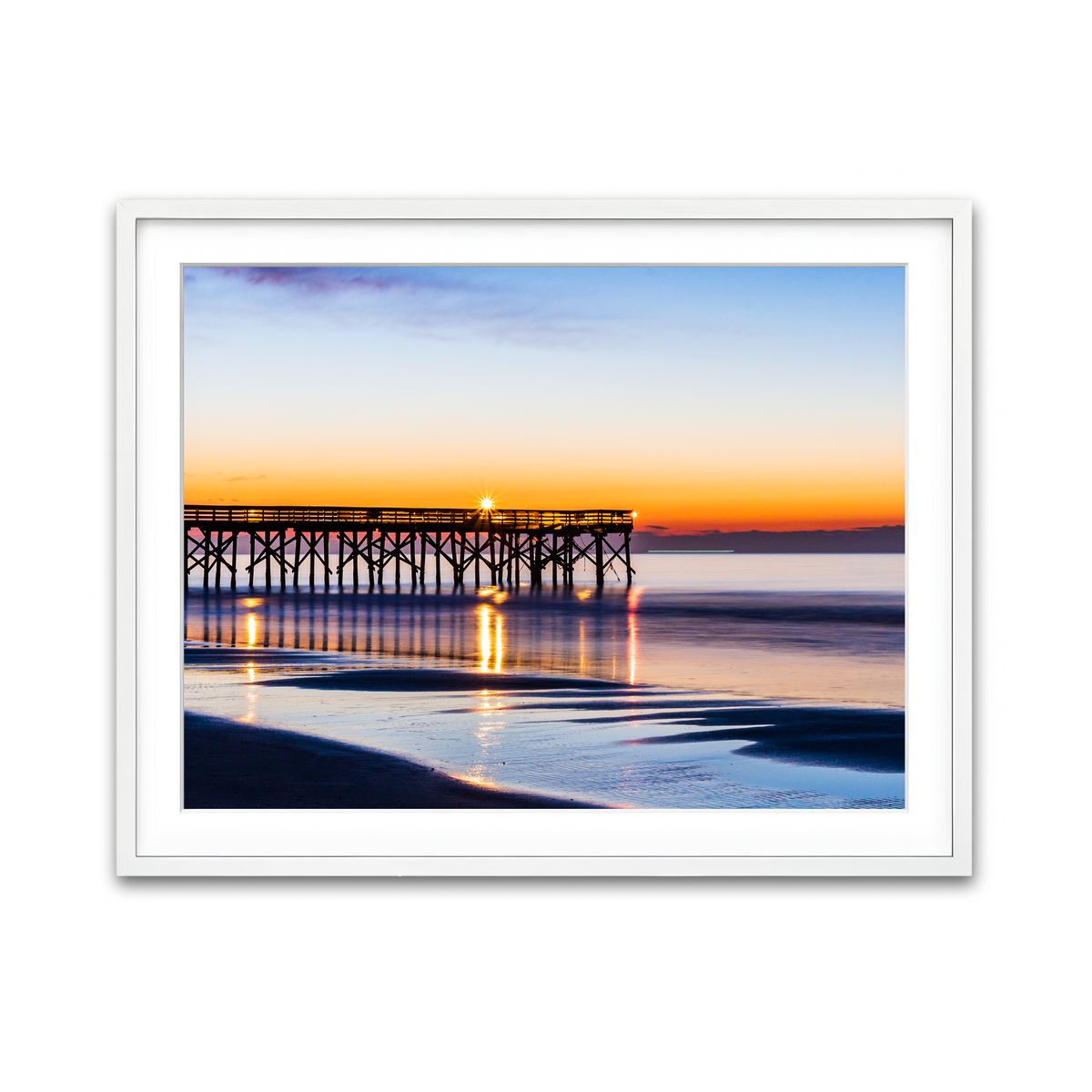 Framed Print 4x3 White