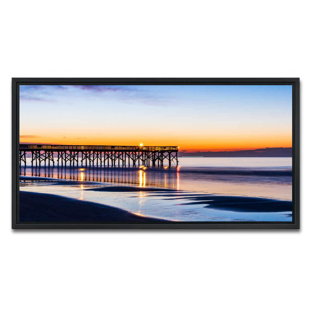 AUTO-MOCKUP WHITE | Charleston South Carolina | 1 Piece | Black Framed Canvas | group=2x1