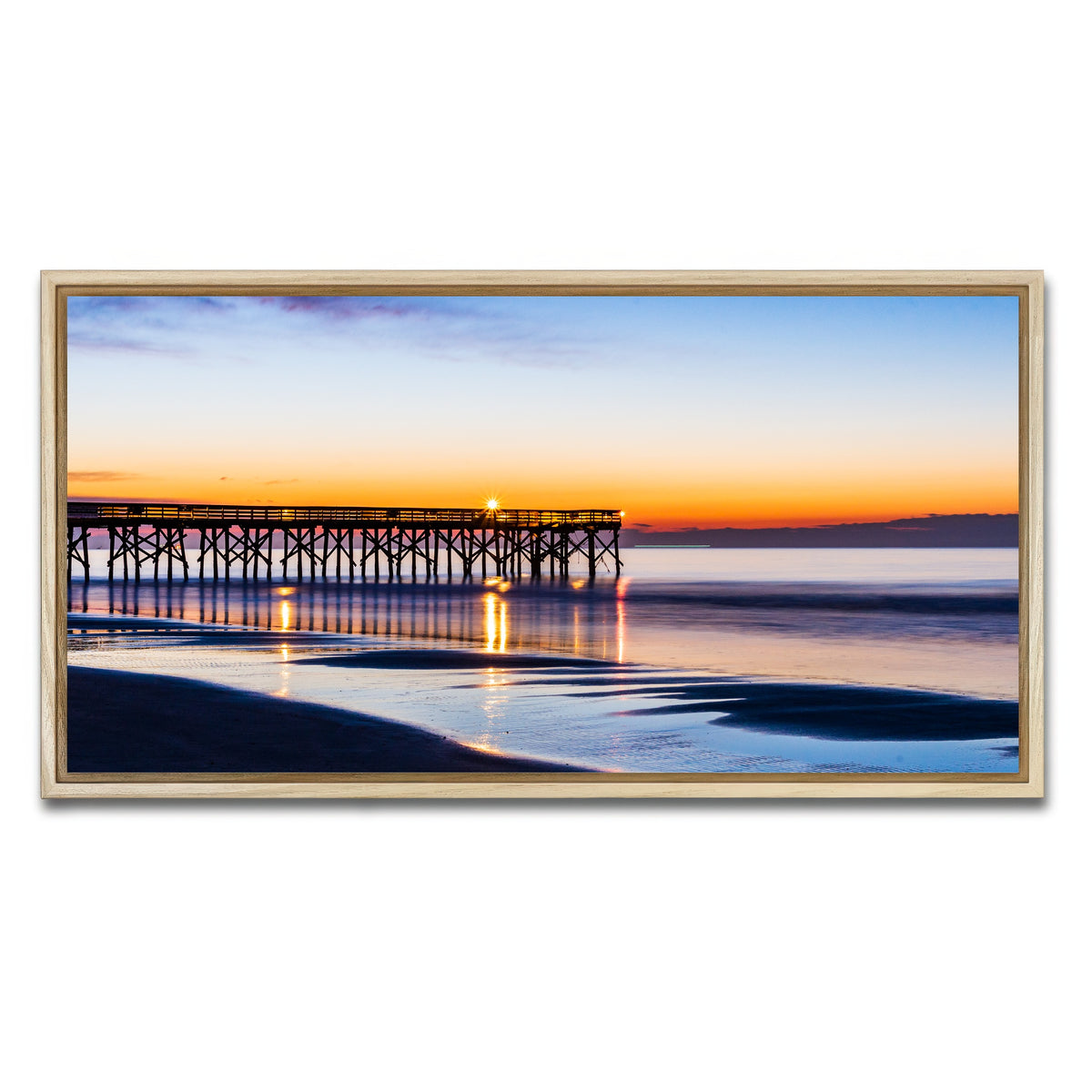 AUTO-MOCKUP WHITE | Charleston South Carolina | 1 Piece | Natural Framed Canvas | group=2x1