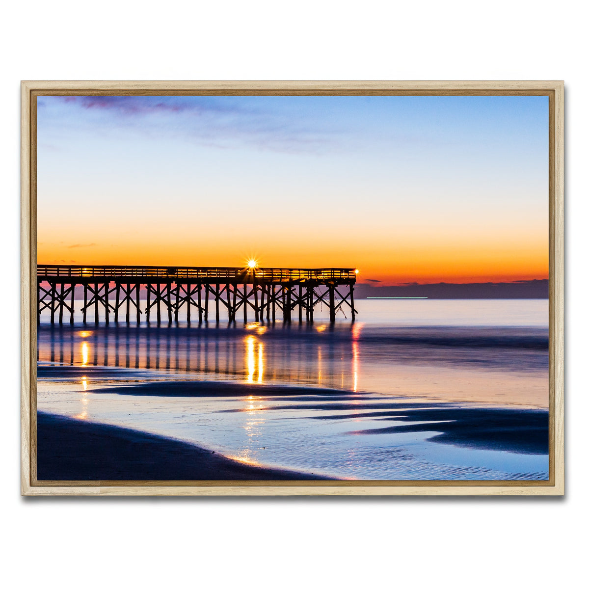 AUTO-MOCKUP WHITE | Charleston South Carolina | 1 Piece | Natural Framed Canvas | group=4x3