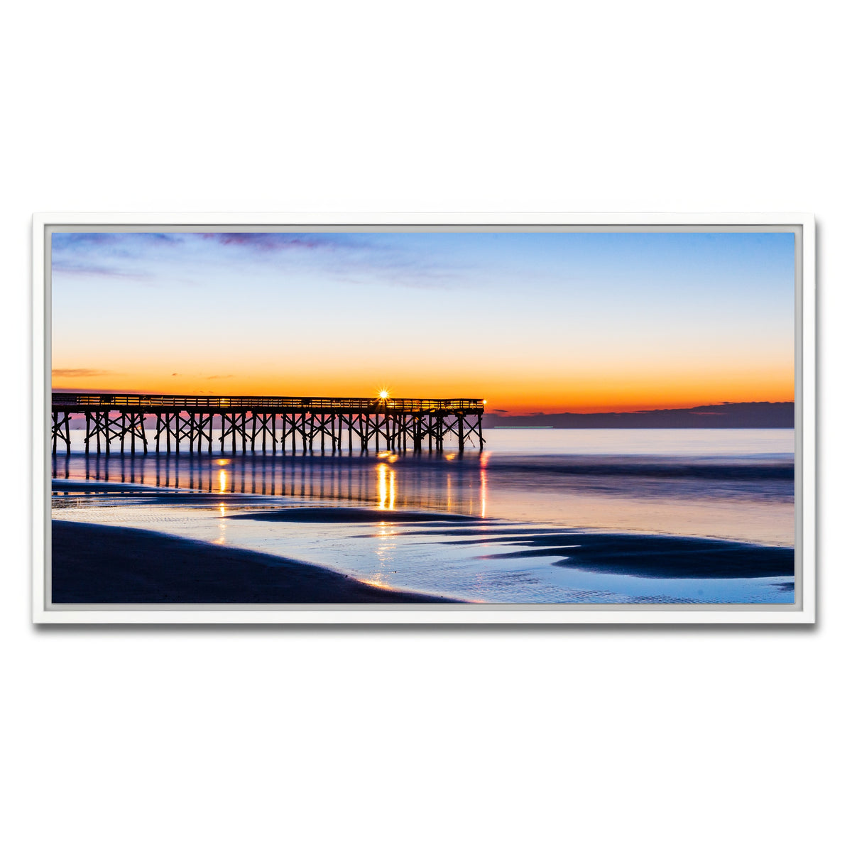 AUTO-MOCKUP WHITE | Charleston South Carolina | 1 Piece | White Framed Canvas | group=2x1