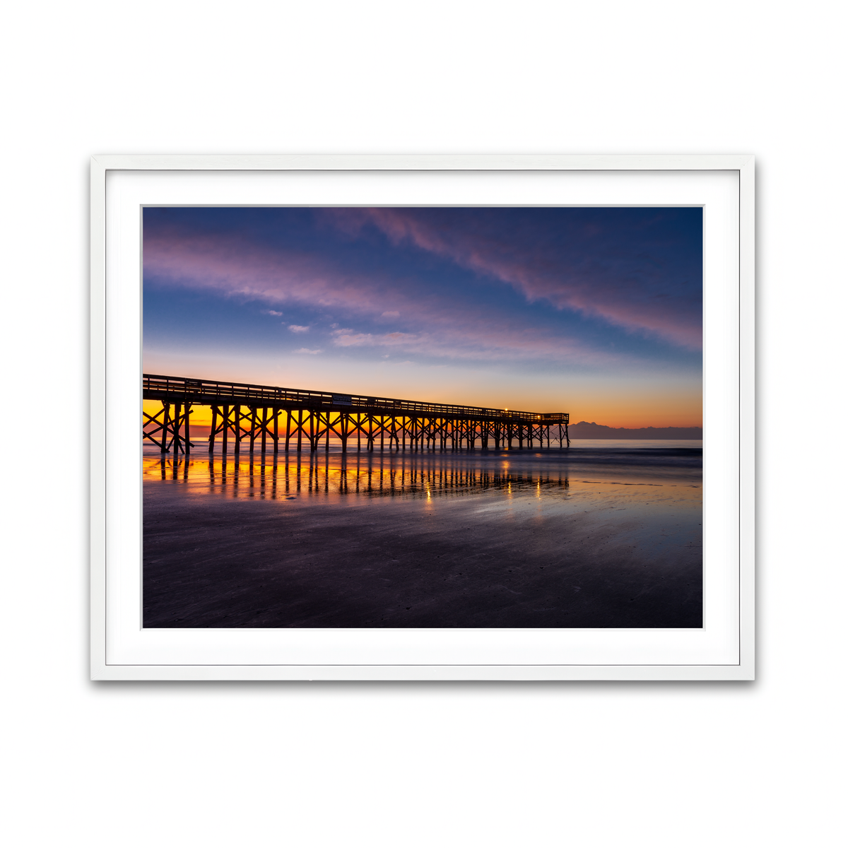 Framed Print 4x3 White