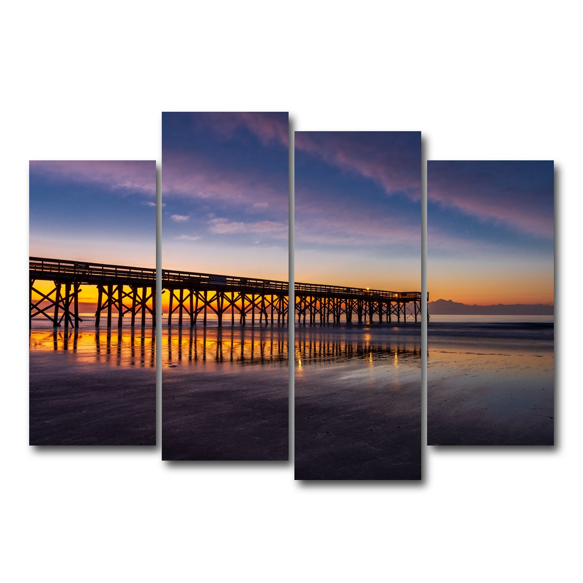AUTO-MOCKUP WHITE | Charleston | 4 Piece | Gallery Wrap Canvas | group=4_normal