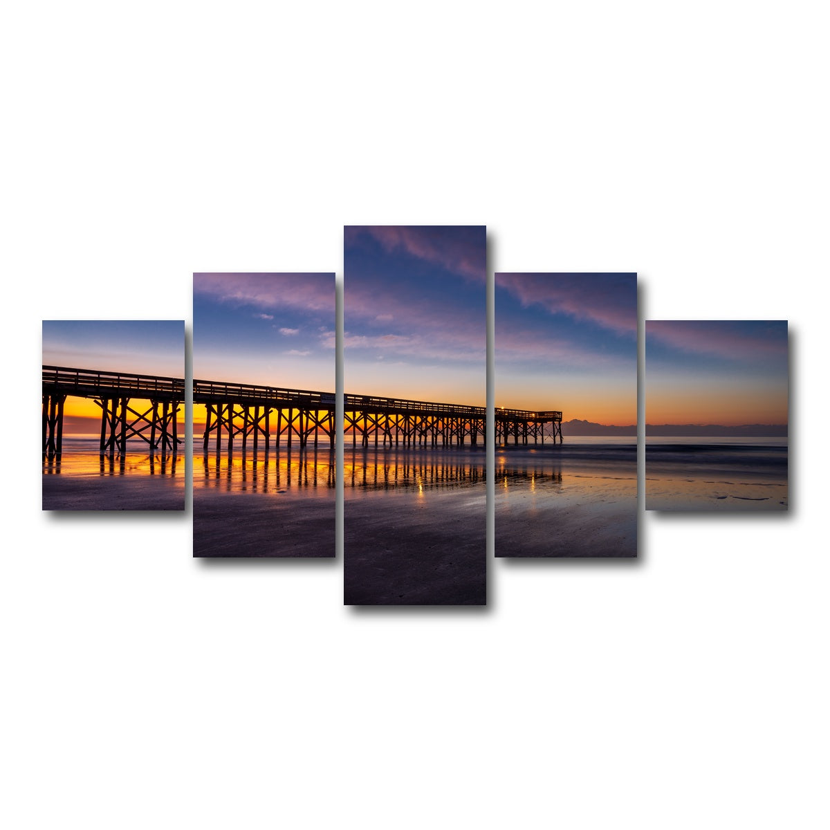 AUTO-MOCKUP WHITE | Charleston | 5 Piece | Gallery Wrap Canvas | group=5_short