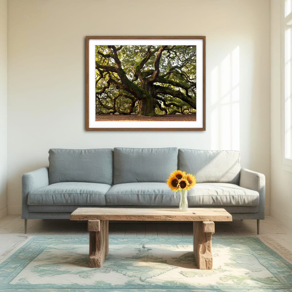AUTO-MOCKUP ROOM | Charleston Angel Oak Wall Art