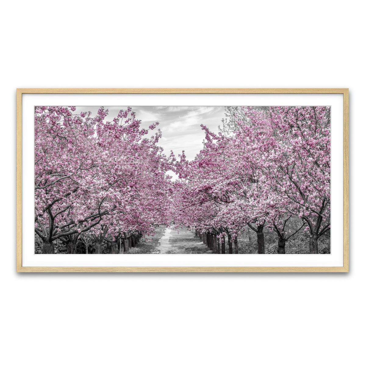 Framed Print 2x1 Natural