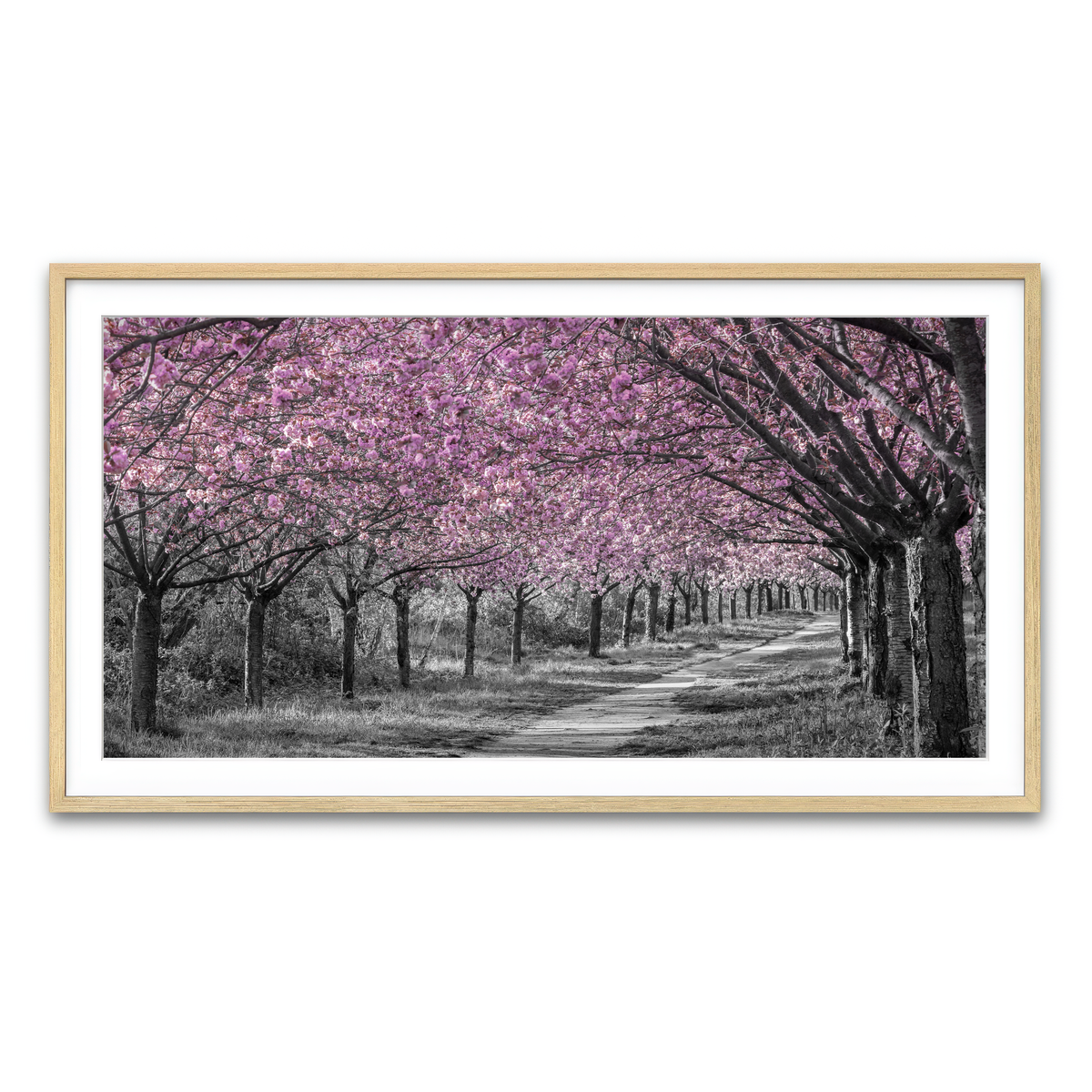 Framed Print 2x1 Natural