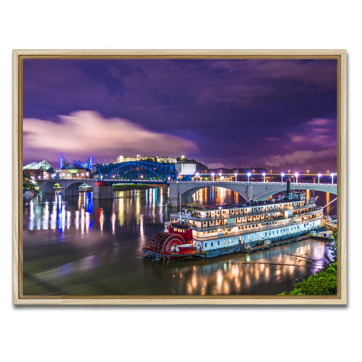AUTO-MOCKUP WHITE | Chattanooga Aerial | 1 Piece | Natural Framed Canvas | group=4x3
