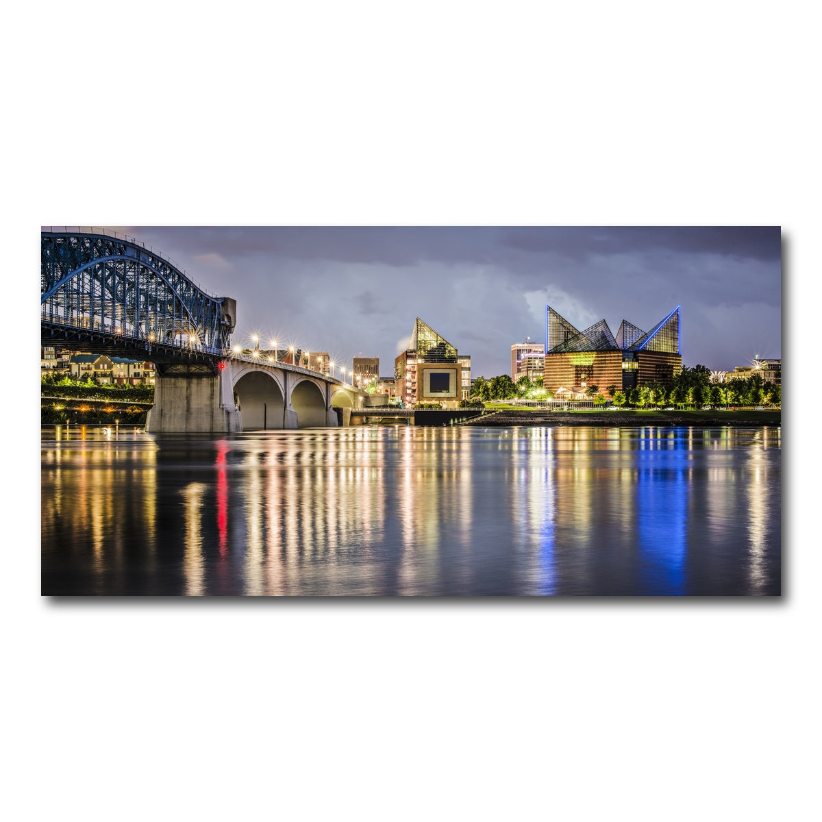 AUTO-MOCKUP WHITE | Chattanooga Tennessee River | 1 Piece | Gallery Wrap Canvas | group=2x1