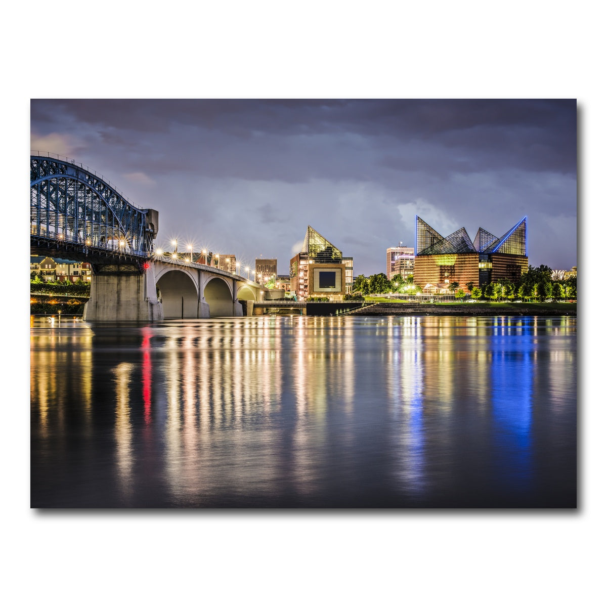 AUTO-MOCKUP WHITE | Chattanooga Tennessee River | 1 Piece | Gallery Wrap Canvas | group=4x3
