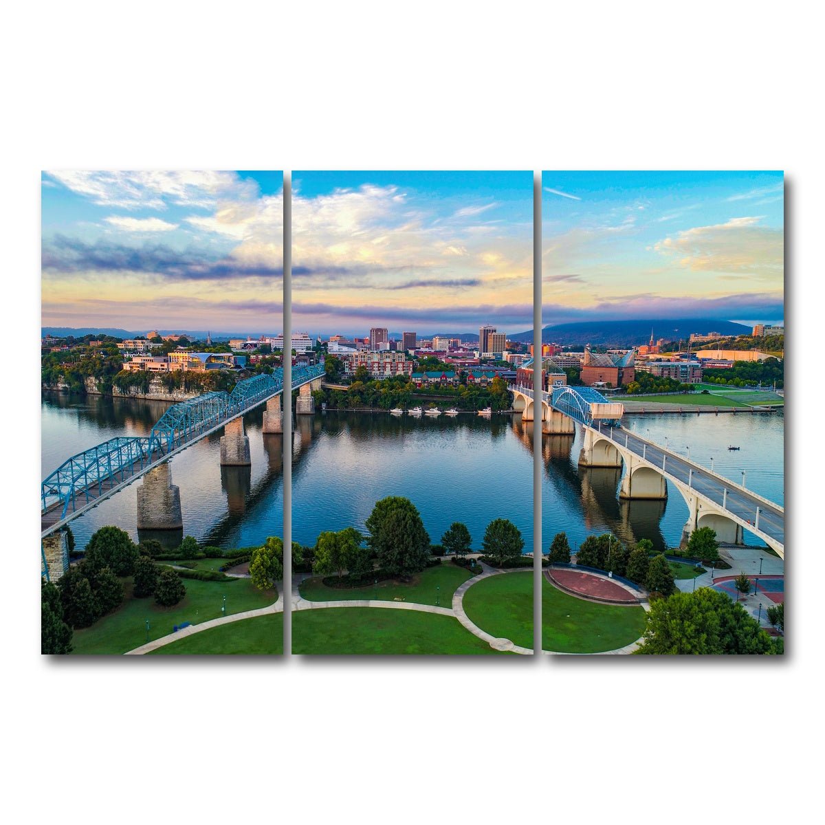 AUTO-MOCKUP WHITE | Chattanooga | 3 Piece | Gallery Wrap Canvas | group=12x24