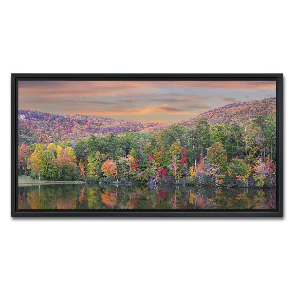 AUTO-MOCKUP WHITE | Cheaha State Park | 1 Piece | Black Framed Canvas | group=2x1