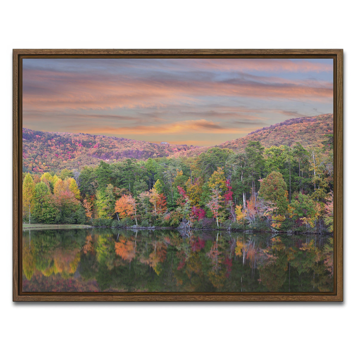 AUTO-MOCKUP WHITE | Cheaha State Park | 1 Piece | Walnut Framed Canvas | group=4x3