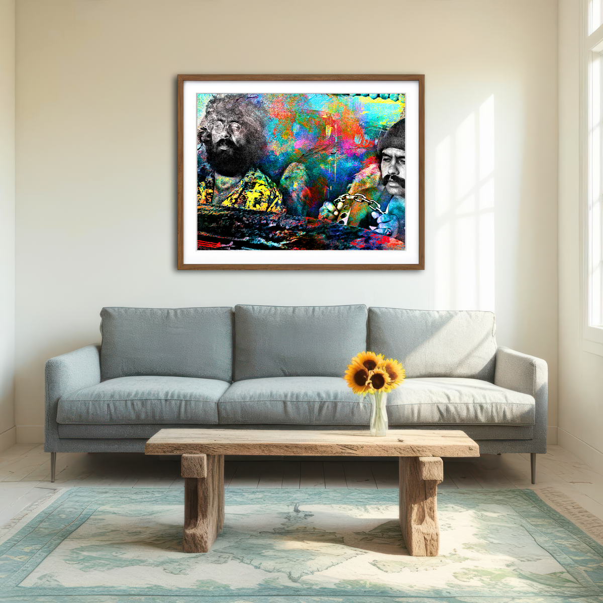 AUTO-MOCKUP ROOM | Cheech & Chong Wall Art
