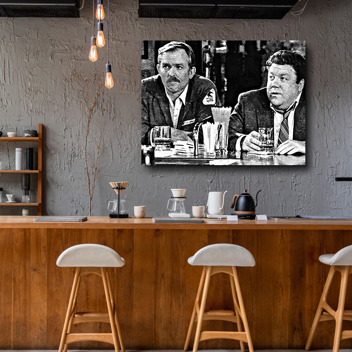 Cheers Grayscale Wall Art