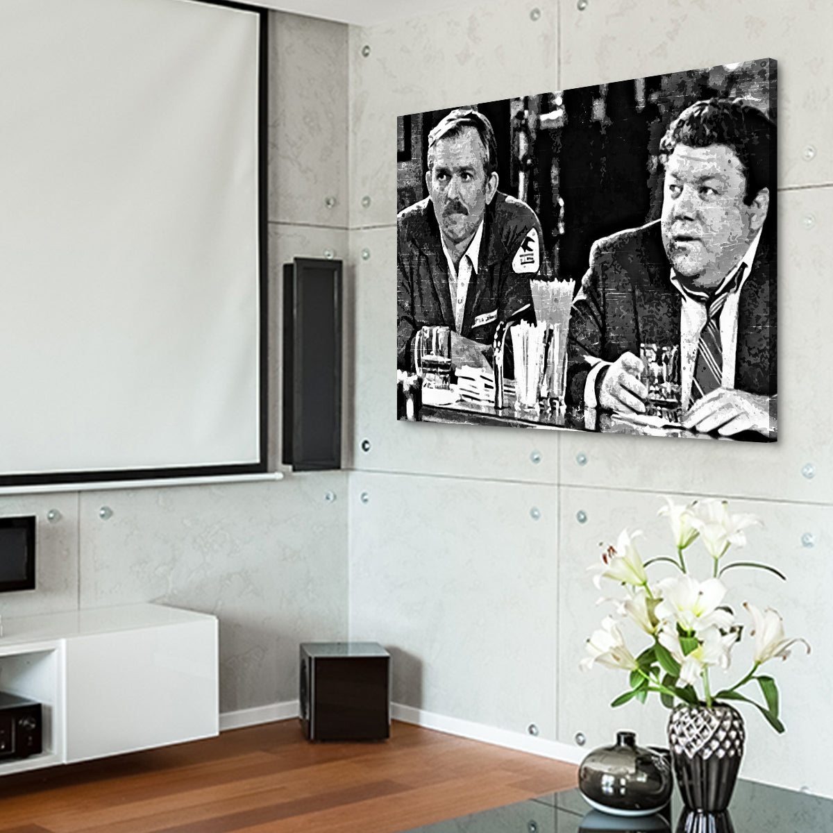 Cheers Grayscale Wall Art