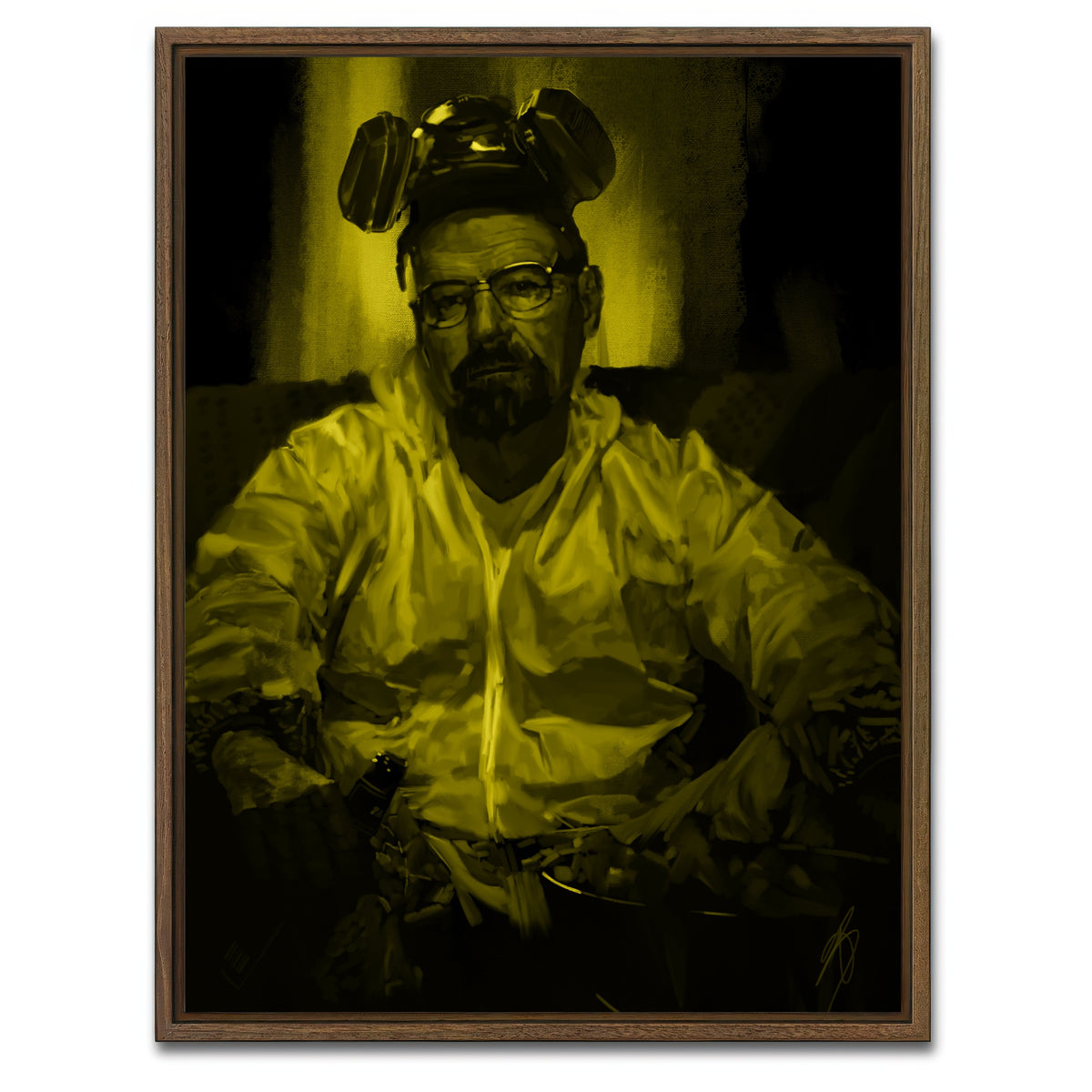 AUTO-MOCKUP WHITE | Chemistry Teacher | 1 Piece | Walnut Framed Canvas | group=3x4