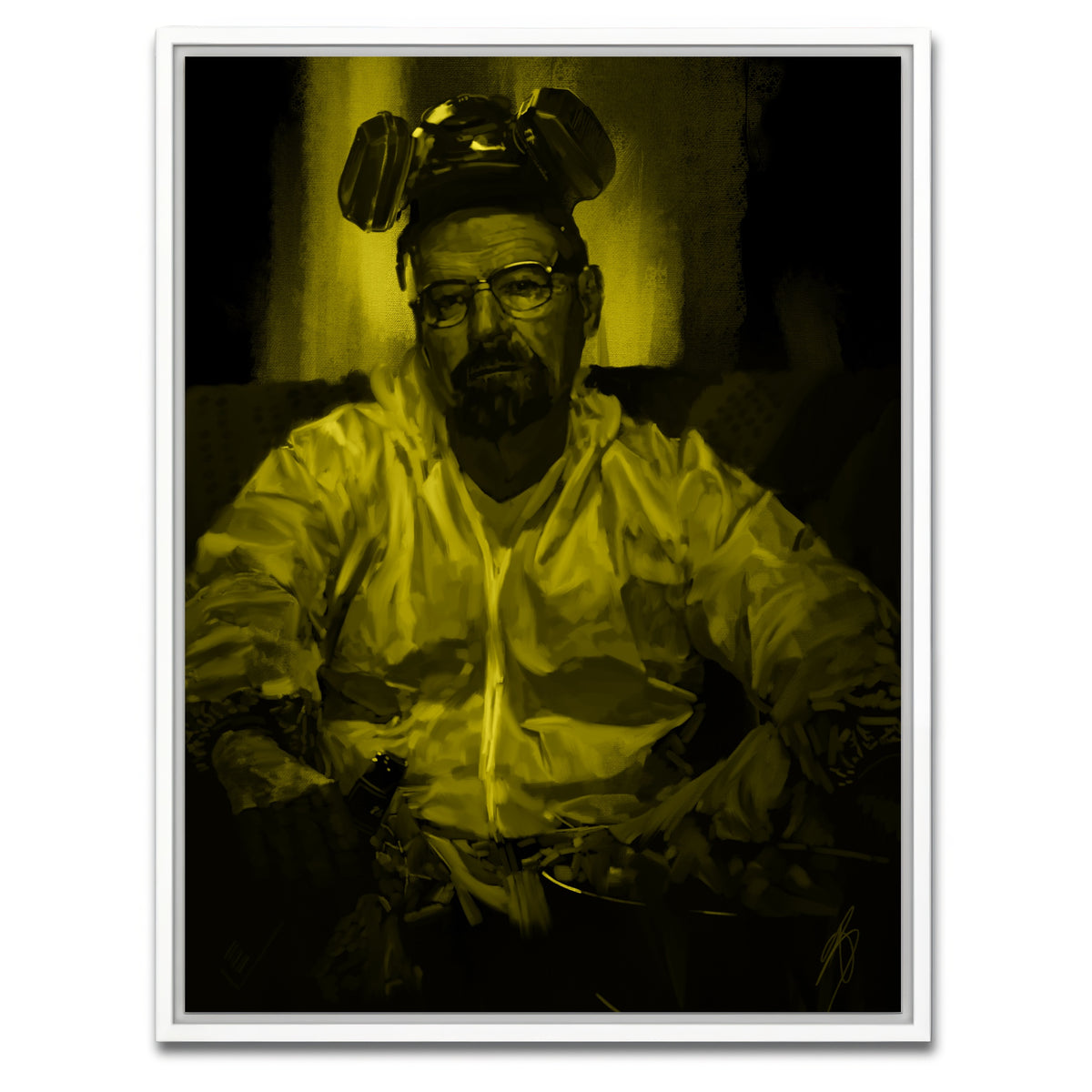 AUTO-MOCKUP WHITE | Chemistry Teacher | 1 Piece | White Framed Canvas | group=3x4