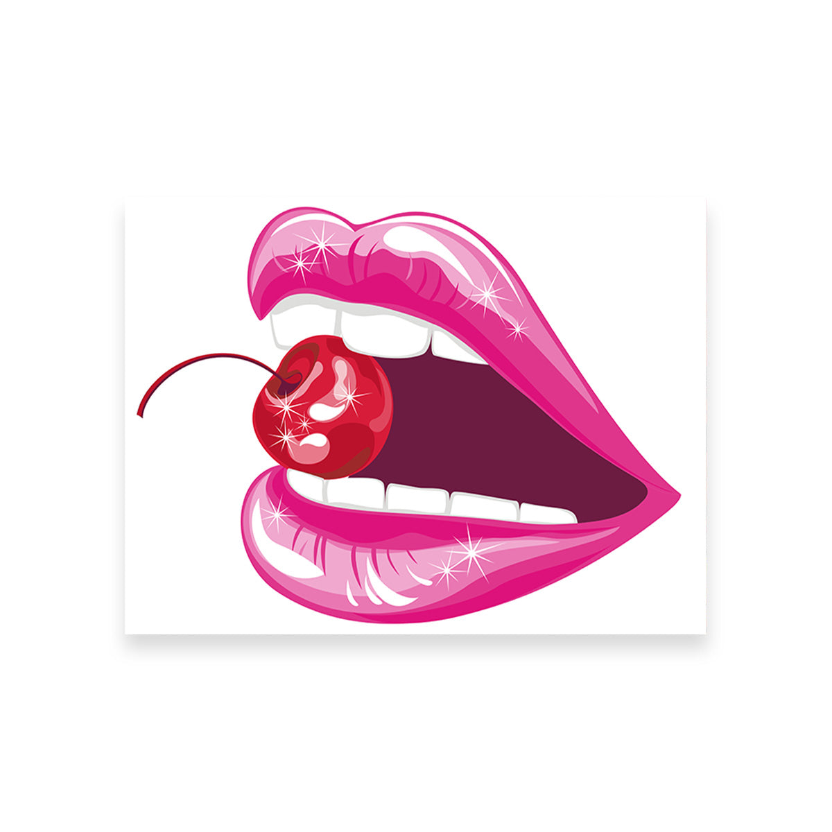 Cherry Lips Wall Art