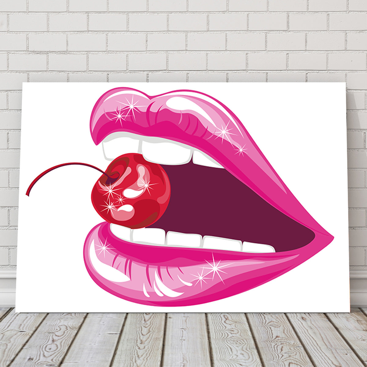 Cherry Lips Wall Art