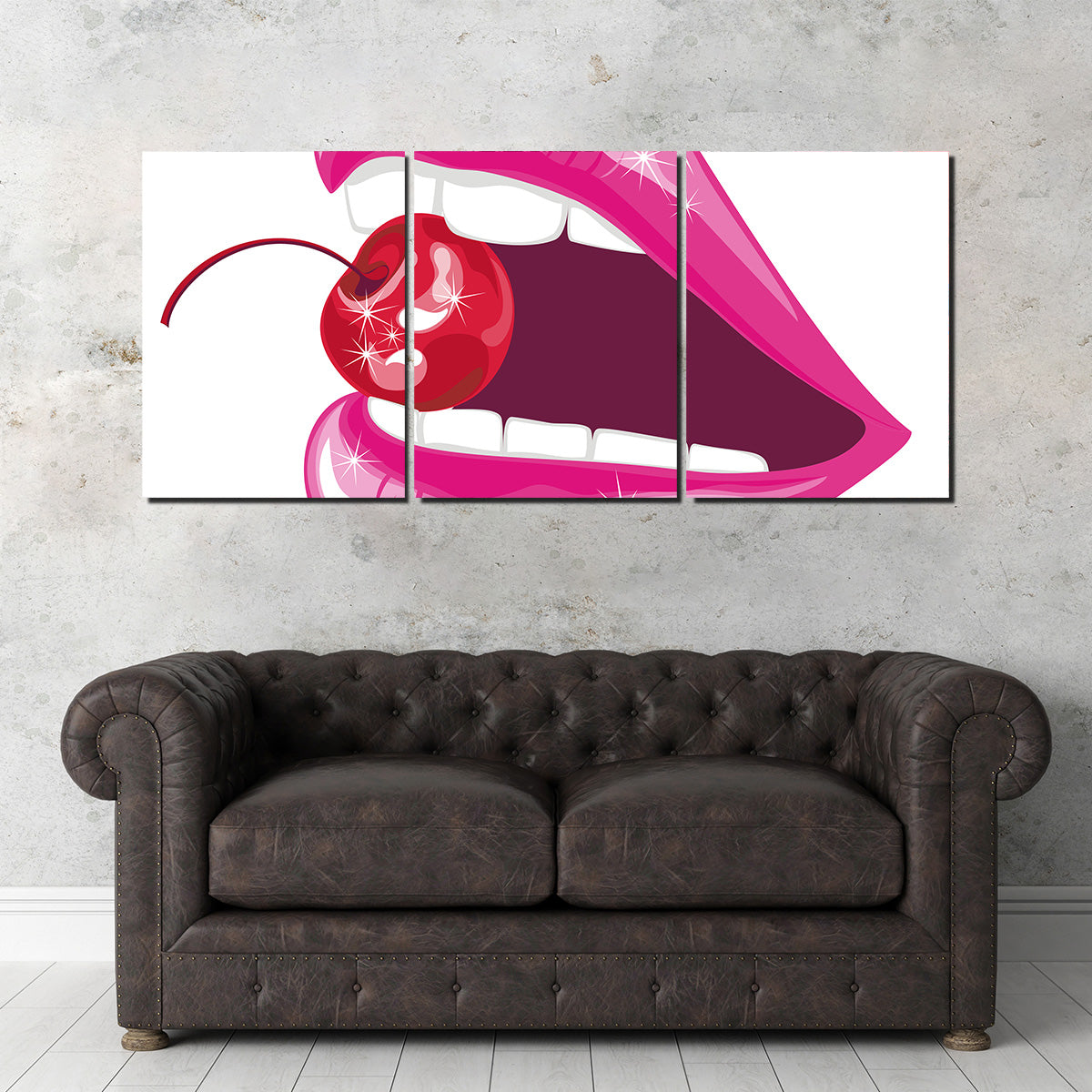 Cherry Lips Wall Art