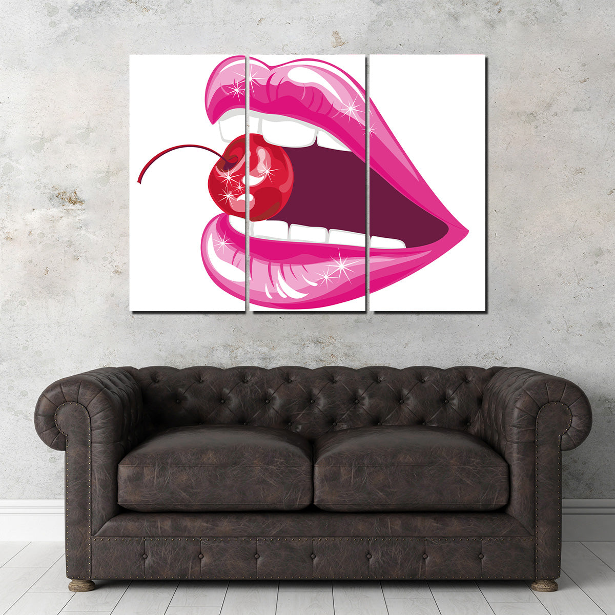 Cherry Lips Wall Art