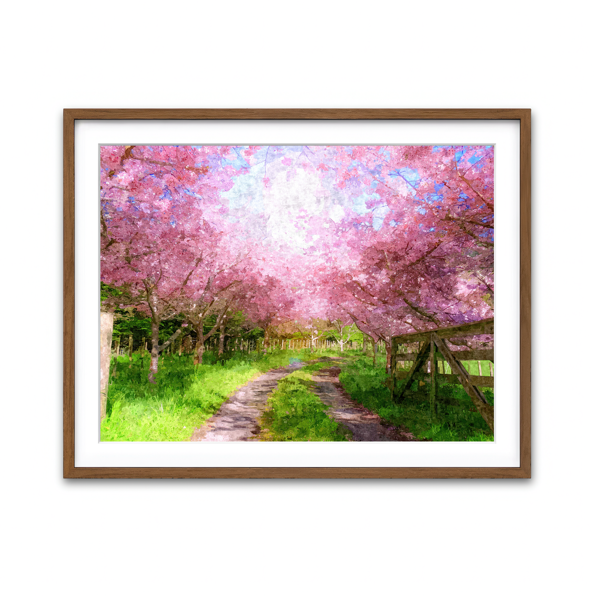 Framed Print 4x3 Walnut