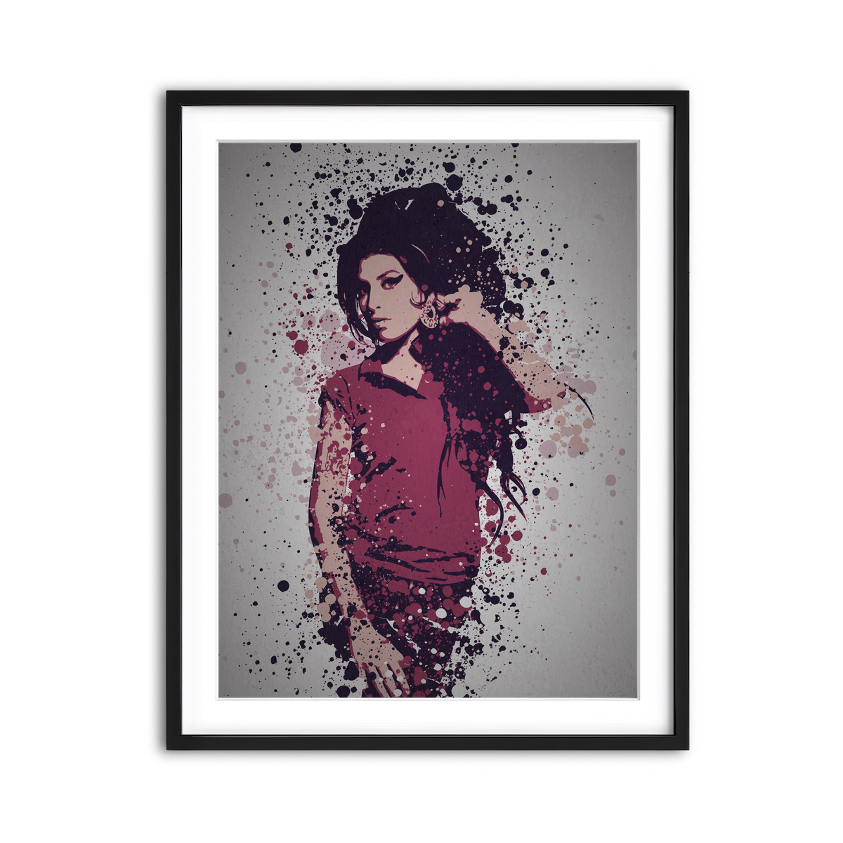 Framed Print 3x4 Black
