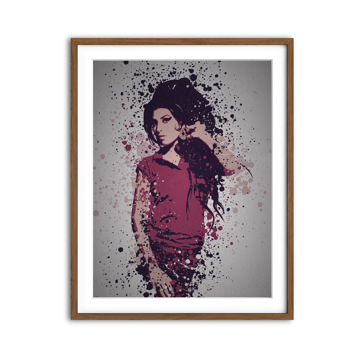 Framed Print 3x4 Walnut