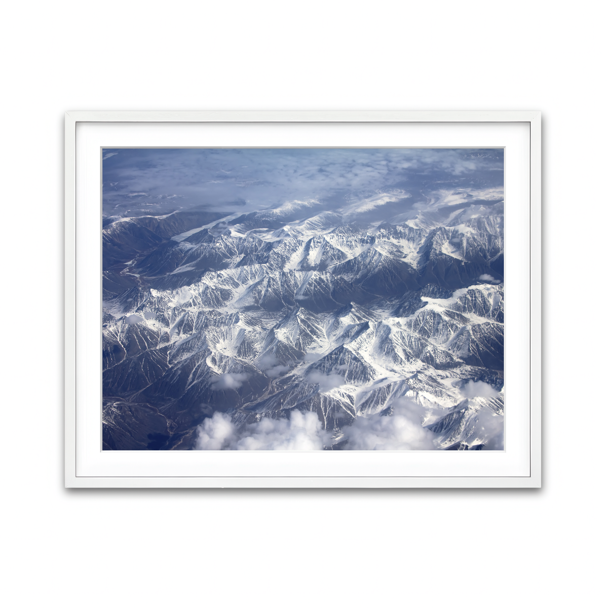 Framed Print 4x3 White