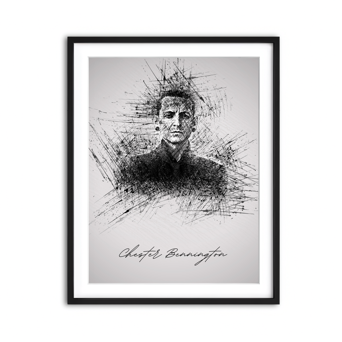 Framed Print 3x4 Black