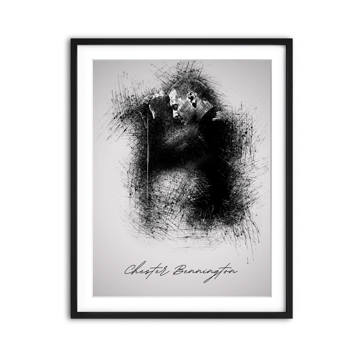 Framed Print 3x4 Black