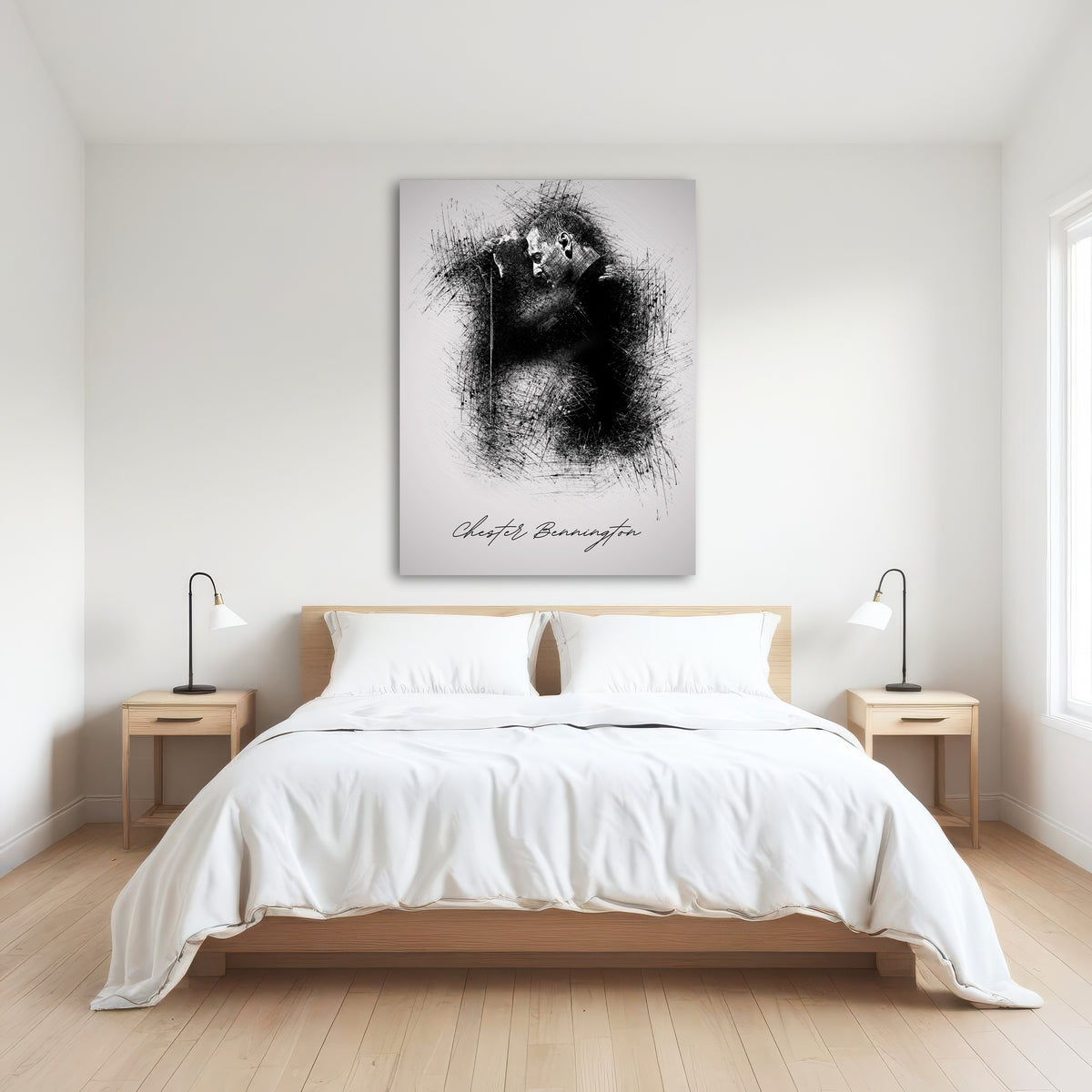 AUTO-MOCKUP ROOM | Chester Bennington With Mic