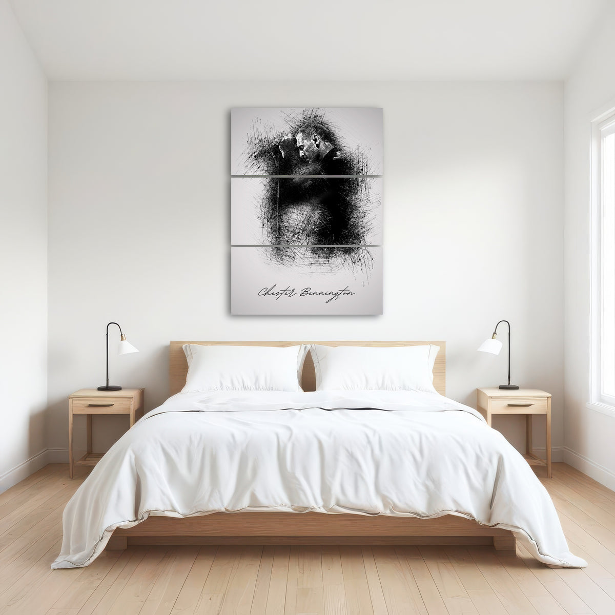 AUTO-MOCKUP ROOM | Chester Bennington With Mic