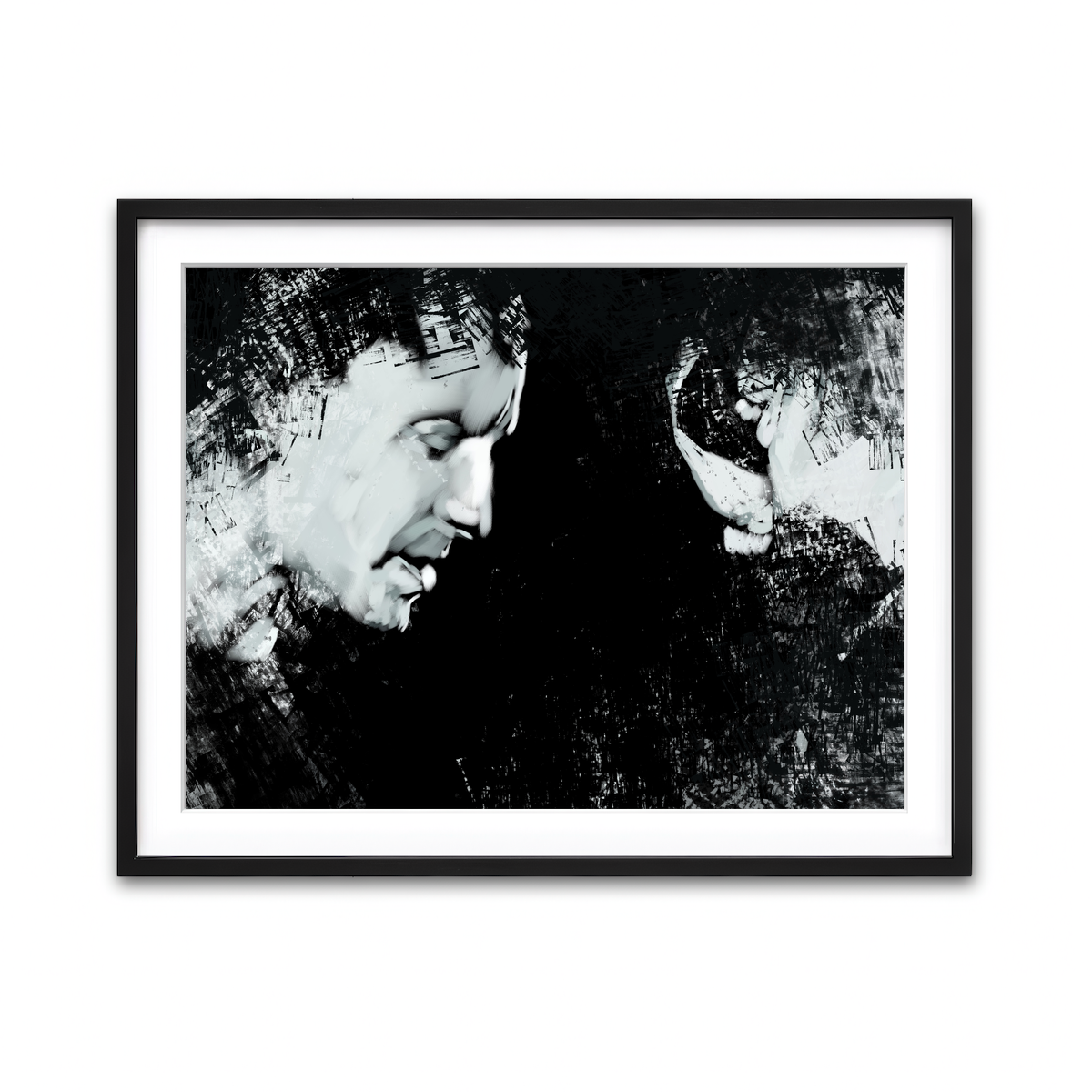 Framed Print 4x3 Black