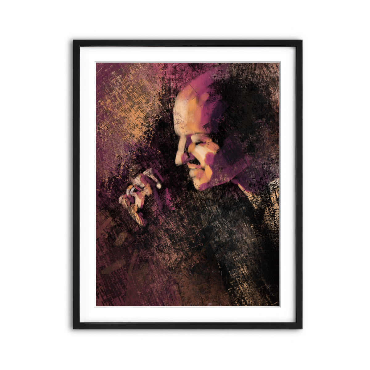Framed Print 3x4 Black
