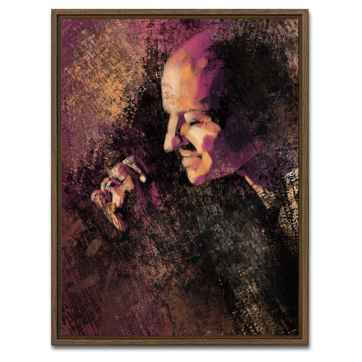 AUTO-MOCKUP WHITE | Chester | 1 Piece | Walnut Framed Canvas | group=3x4