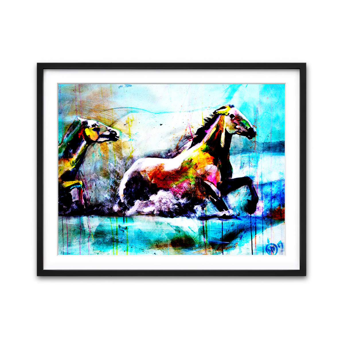Framed Print 4x3 Black