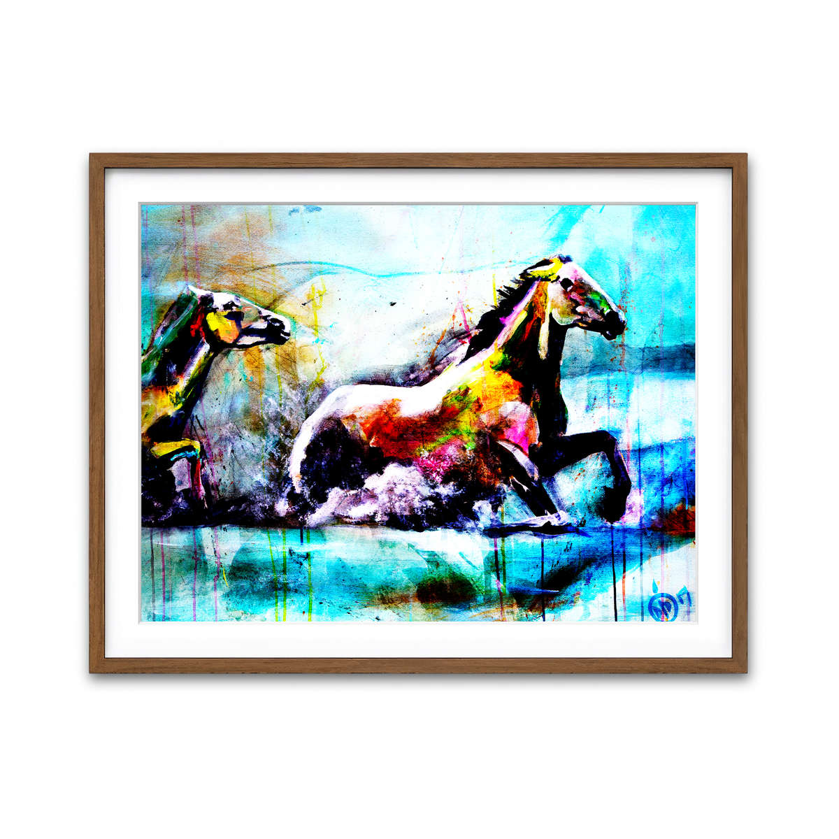 Framed Print 4x3 Walnut