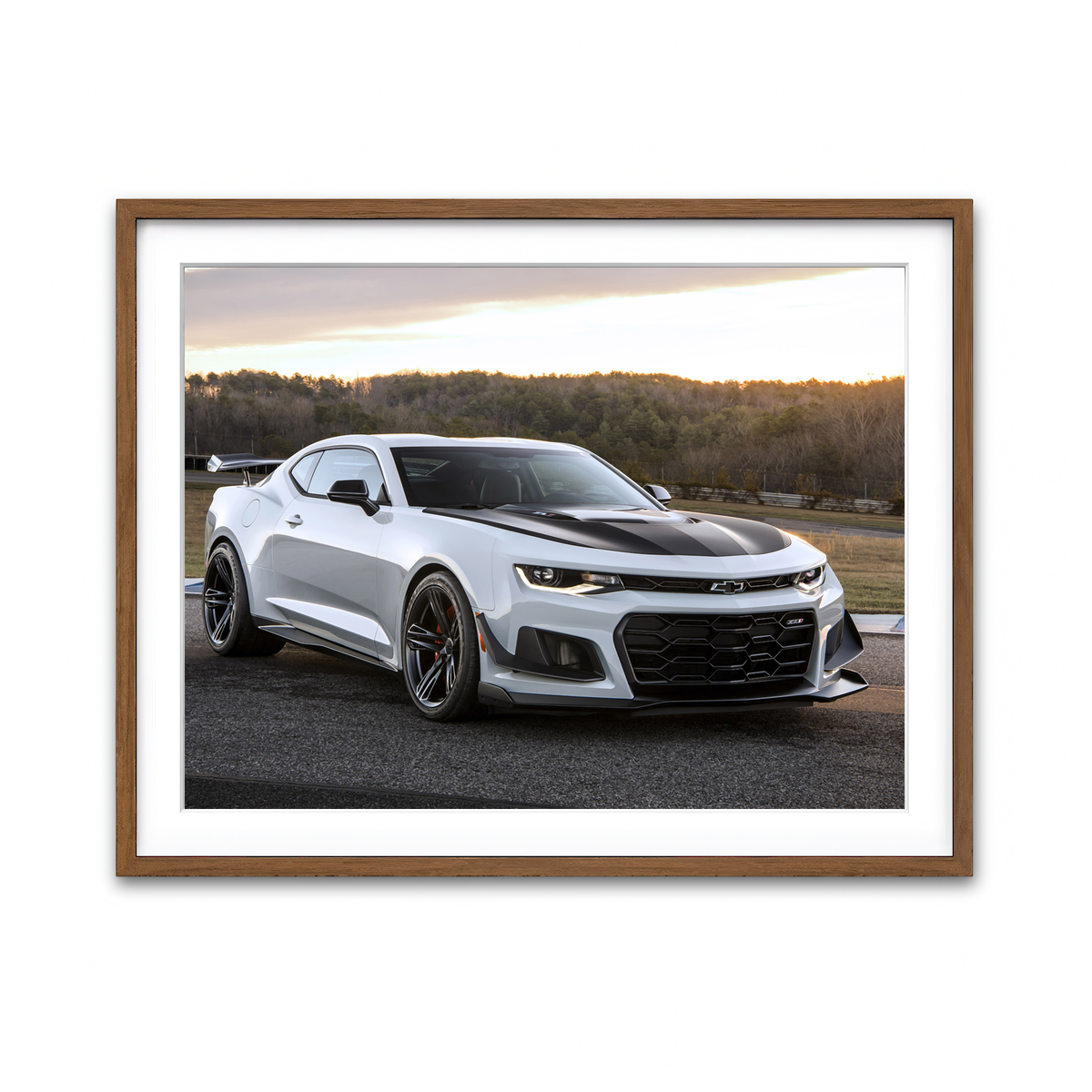 Framed Print 4x3 Walnut