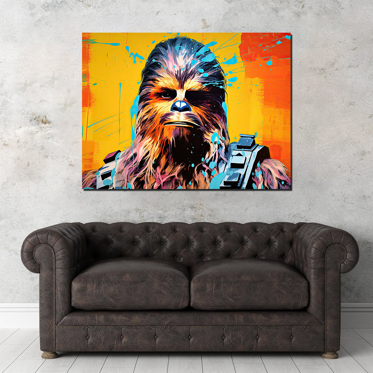 Chewbacca Warhol Wall Art