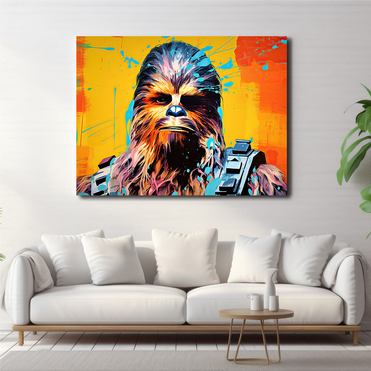 Chewbacca Warhol Wall Art