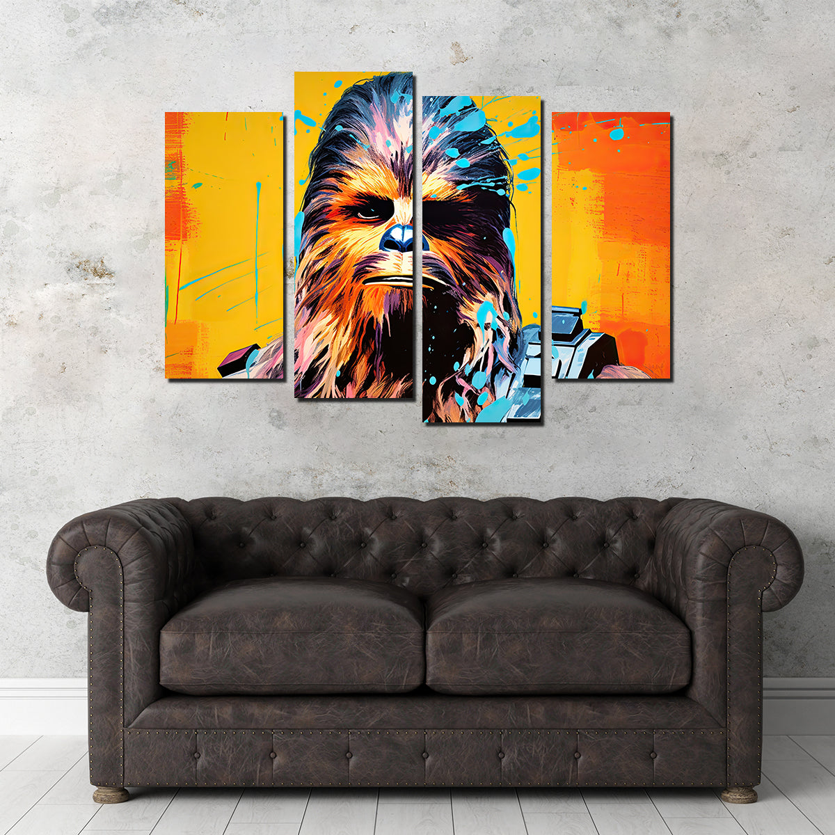 Chewbacca Warhol Wall Art