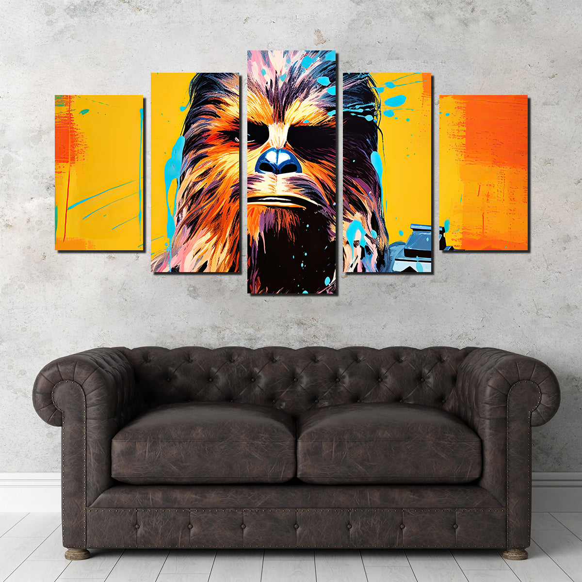 Chewbacca Warhol Wall Art