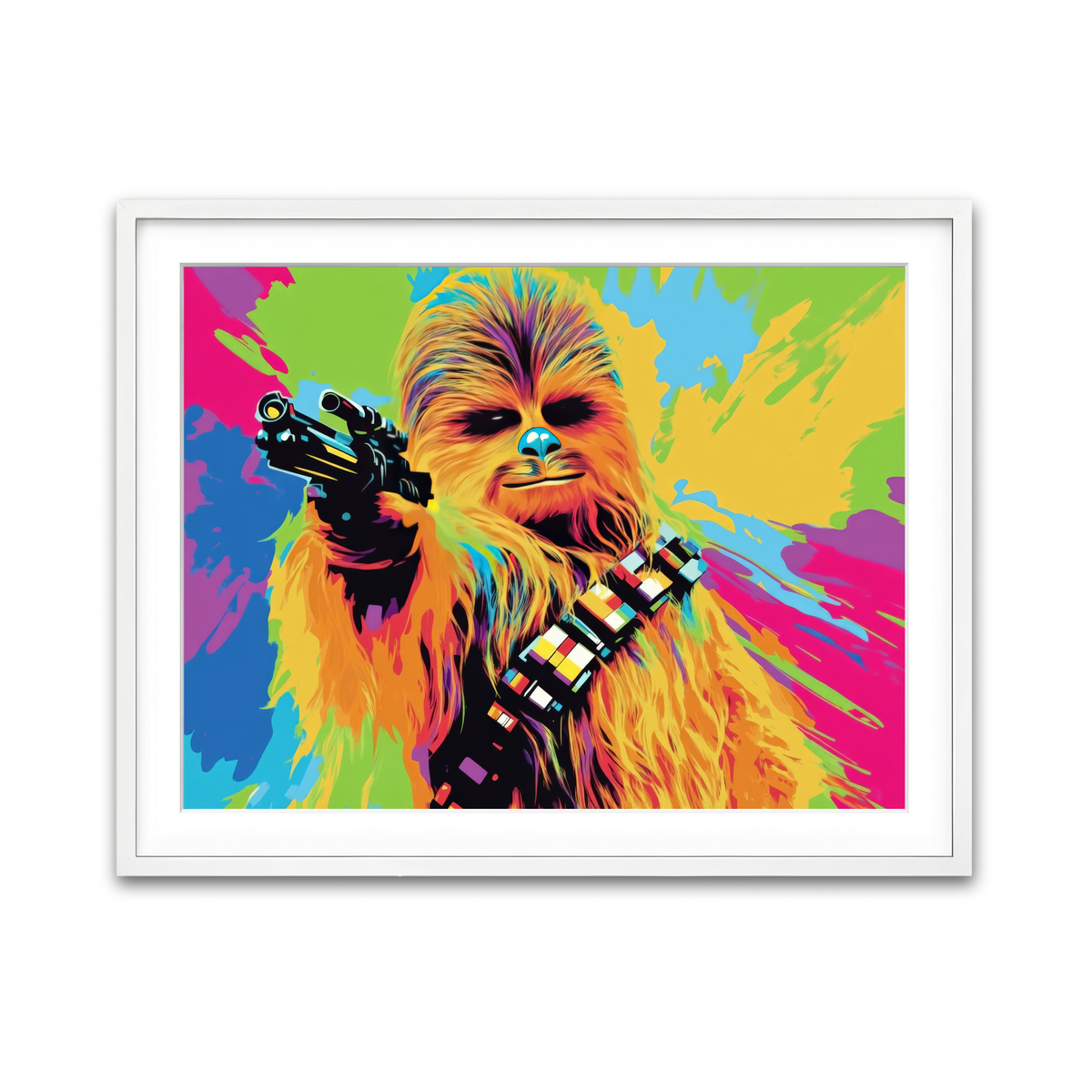 Framed Print 4x3 White