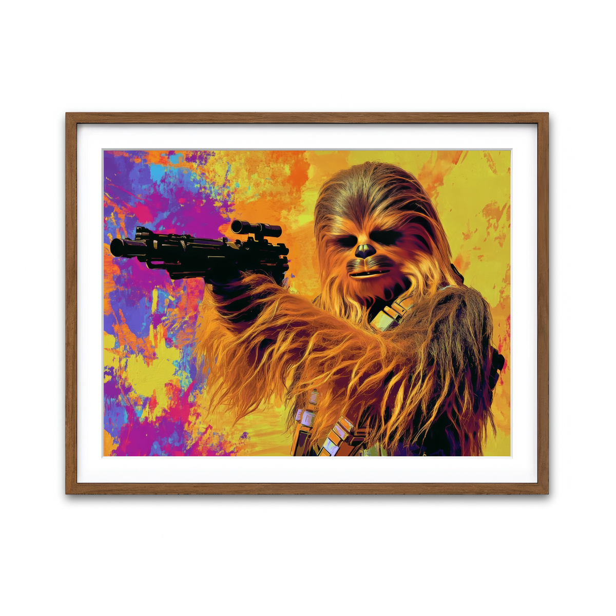 Framed Print 4x3 Walnut