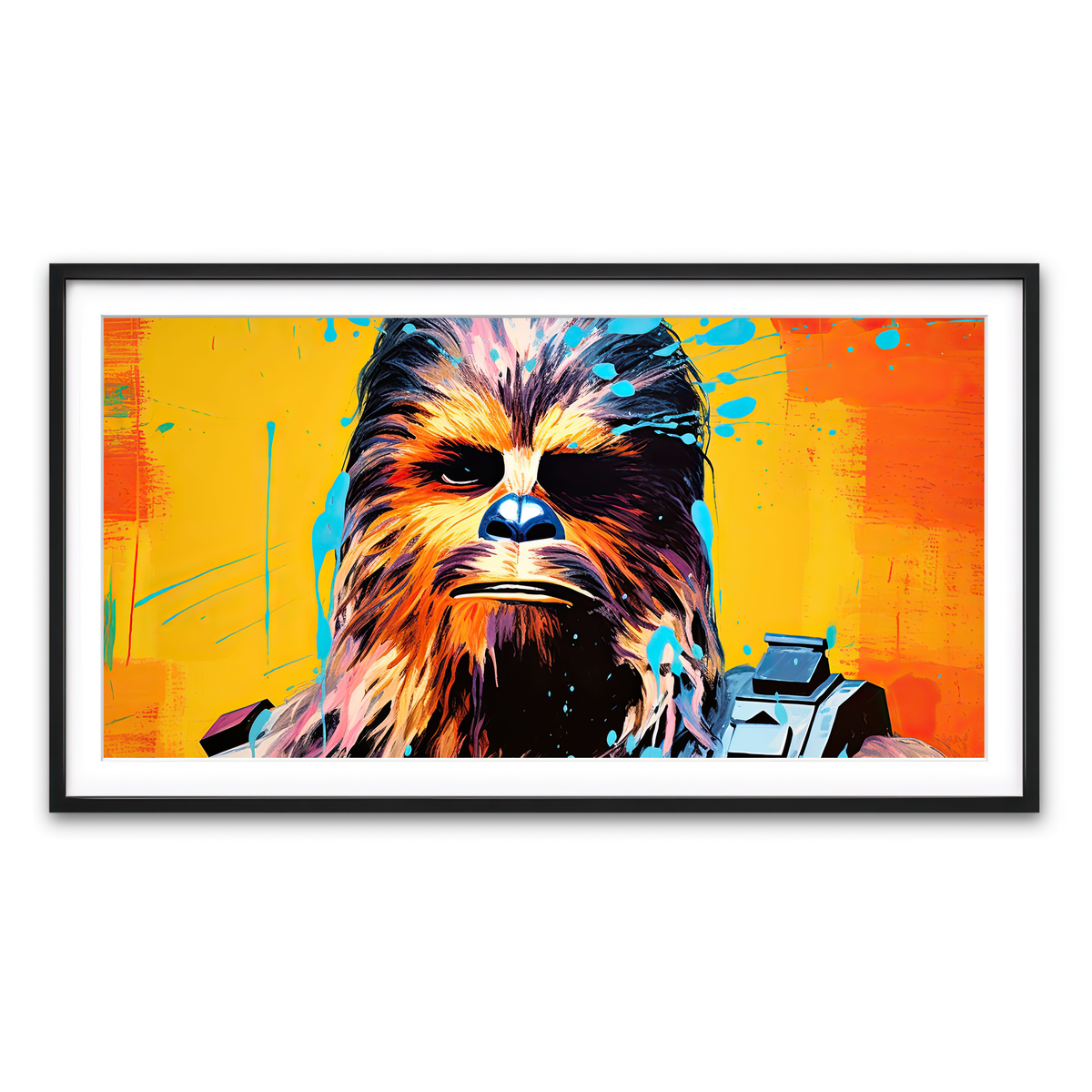 Framed Print 2x1 Black