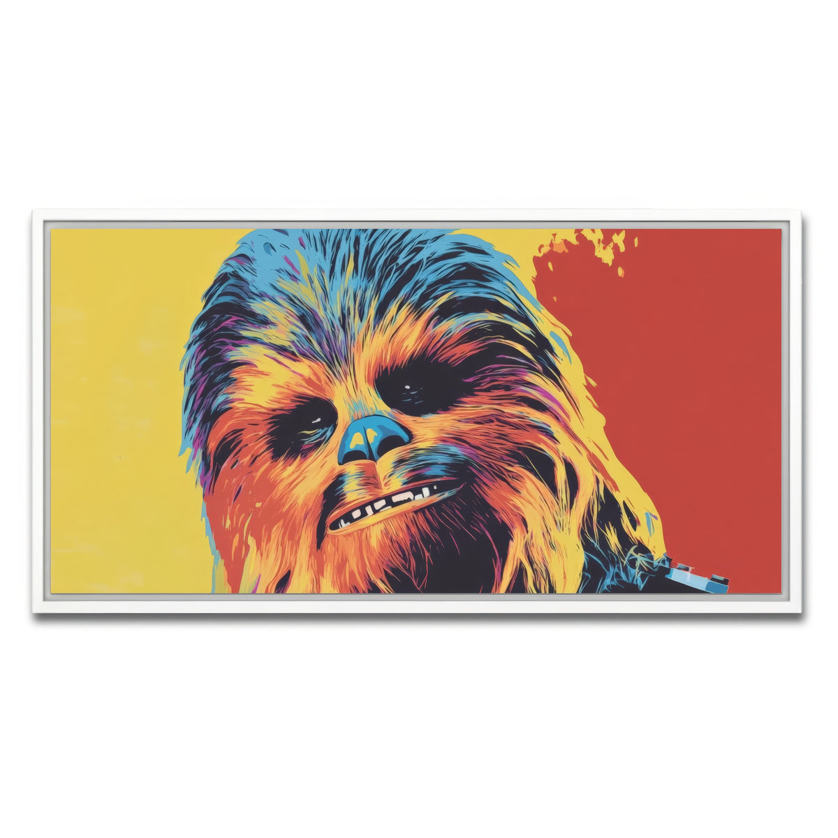 AUTO-MOCKUP WHITE | Chewbacca | 1 Piece | White Framed Canvas | group=2x1