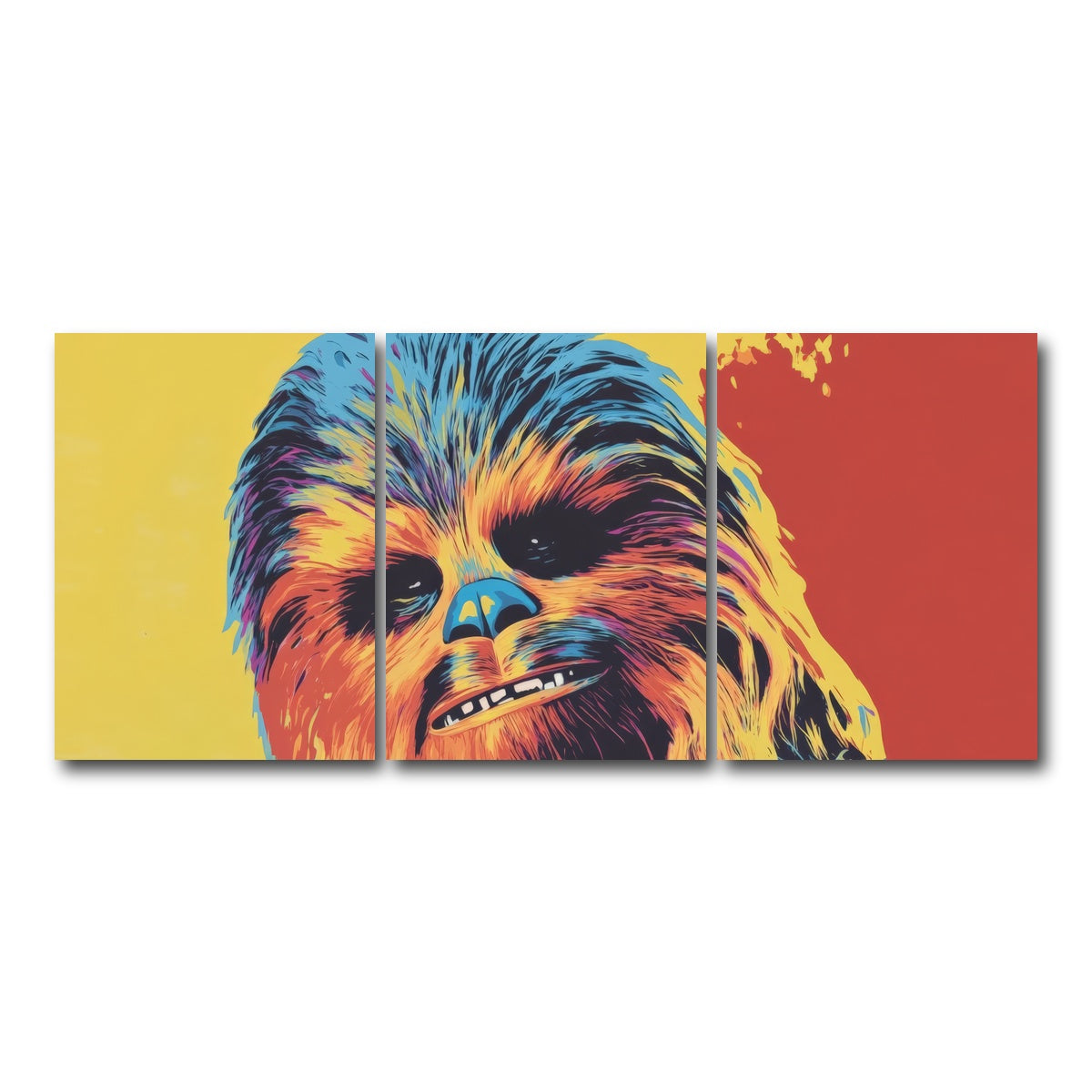 AUTO-MOCKUP WHITE | Chewbacca | 3 Piece | Gallery Wrap Canvas | group=18x24